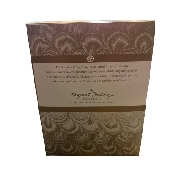 Margaret Furlong Designs Sunflower Angel Special Edition 1996 Ceramic Ornament - Picture 11 of 11